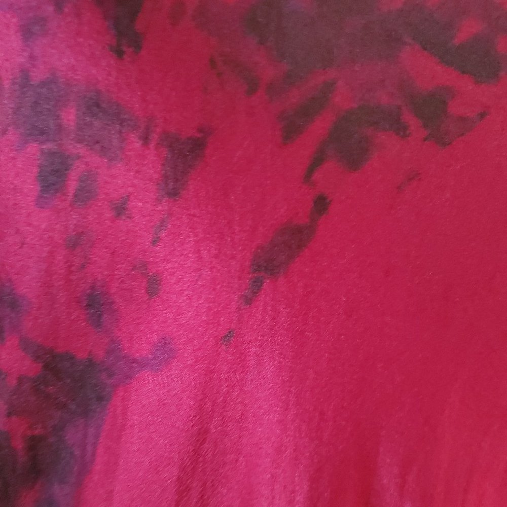 Dannijo long Silk Slip Dress lingerie chemise red pink black purple tie dyed M L - Picture 13 of 13